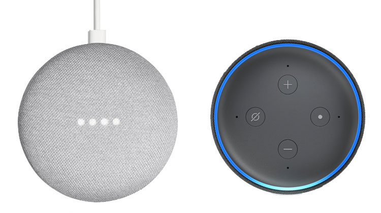 echo dot compared to google home mini